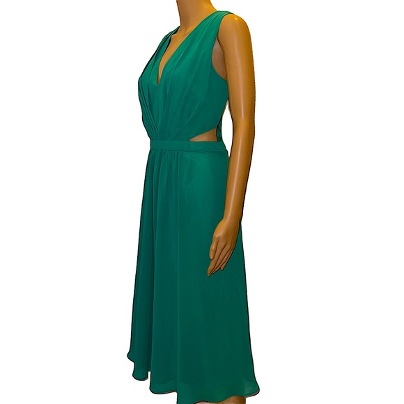 NWT~ASOS-Green Cut Out Dress 👗 - Picture 4 of 9